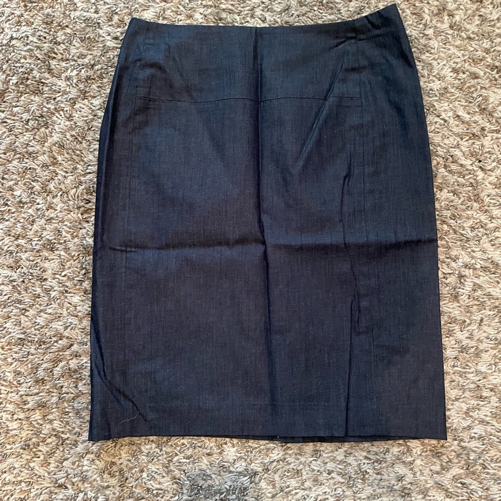 LOFT High waist Dark Blue Pencil Skirt